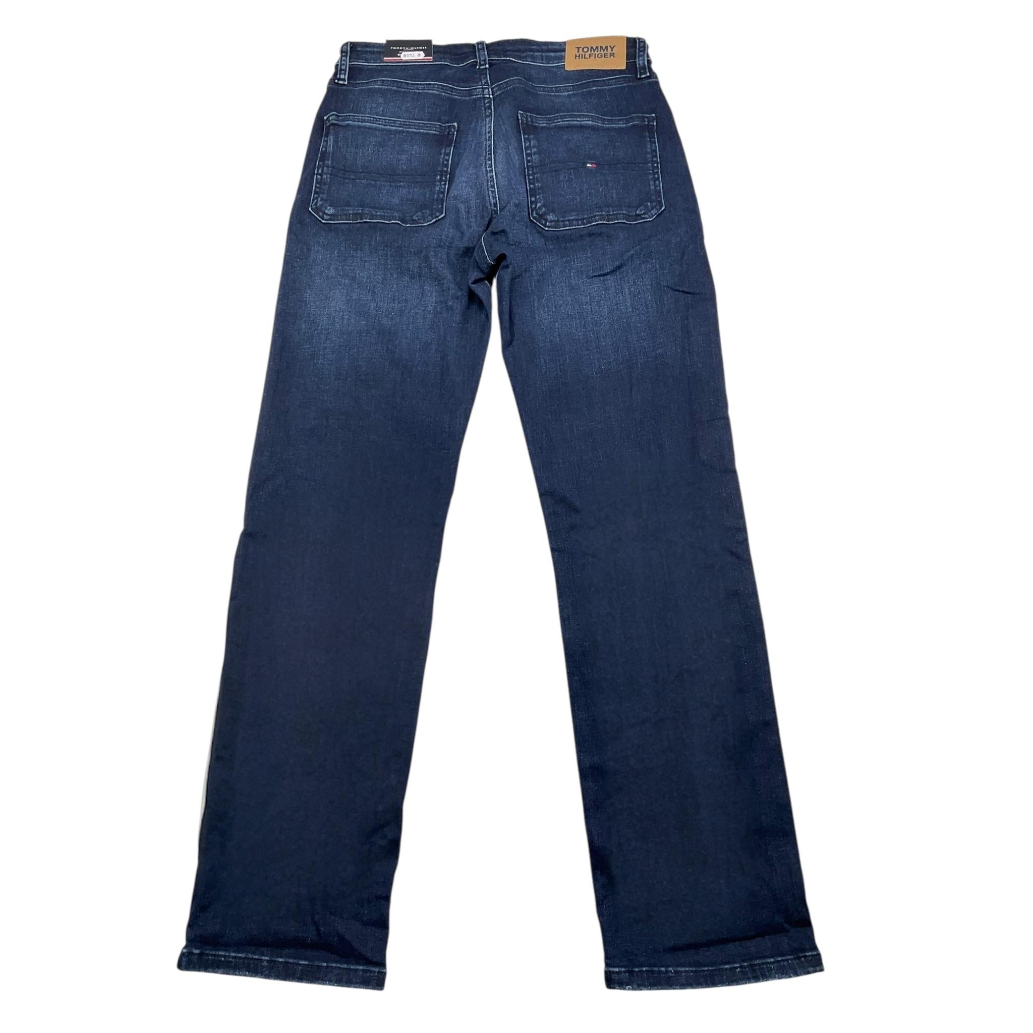 TOMMY HILFIGER jeans tinta unita con girovita regolabile Blu per Bambino KB0KB09180 BLU TOMMY HILFIGER 