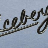 Iceberg T-Shirt Girocollo Tinta Unita con Logo per Neonato TSICE5101BX AZZURRO ICEBERG 