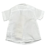 Iceberg Camicia Mezza Manica Tinta Unita con Logo per Neonato CMICE5111BX BIANCO ICEBERG 