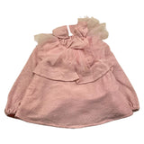 LE BEBE' maglia tinta unita cn colletto in tulle Rosa per Neonata LBG5394 ROSA LE BEBE' 