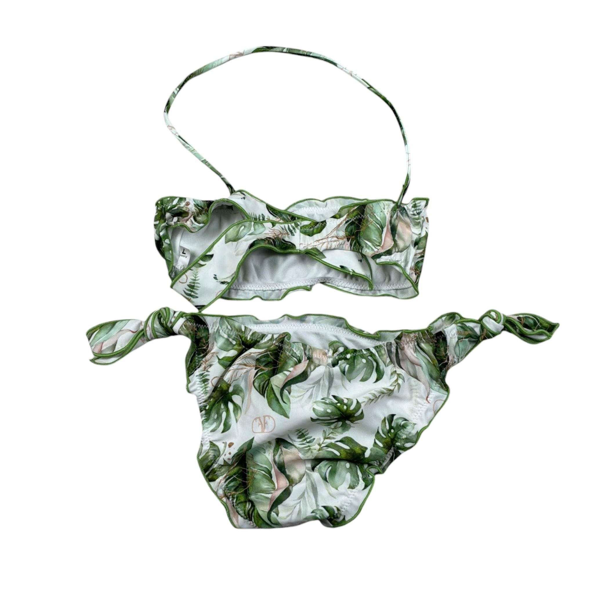 Fun & Fun Costume 2 Pezzi Slip-Fascia per Bambina FNBBW17441 BIANCO FUN & FUN 