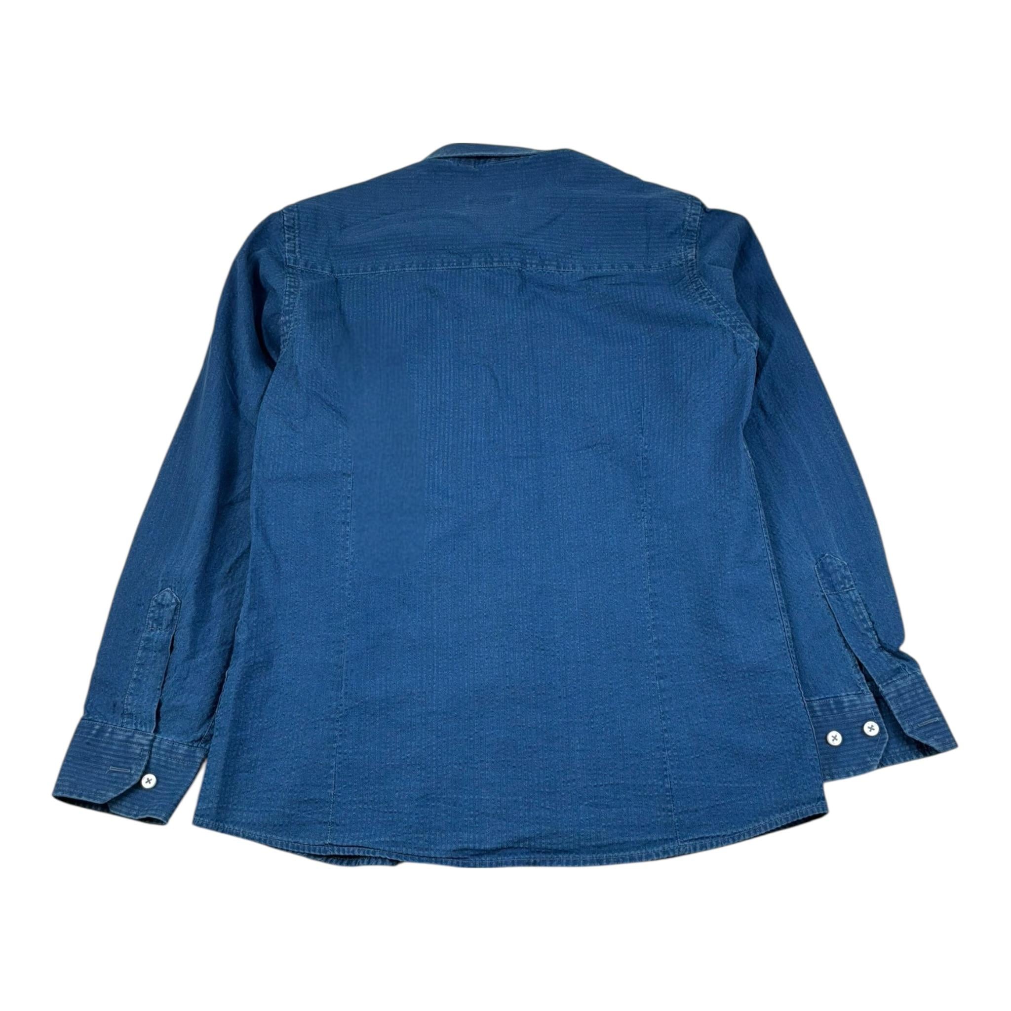 Emanuel Pris Camicia Tinta Unita Manica Lunga per Bambino ECM4166R BLU EMANUEL PRIS 