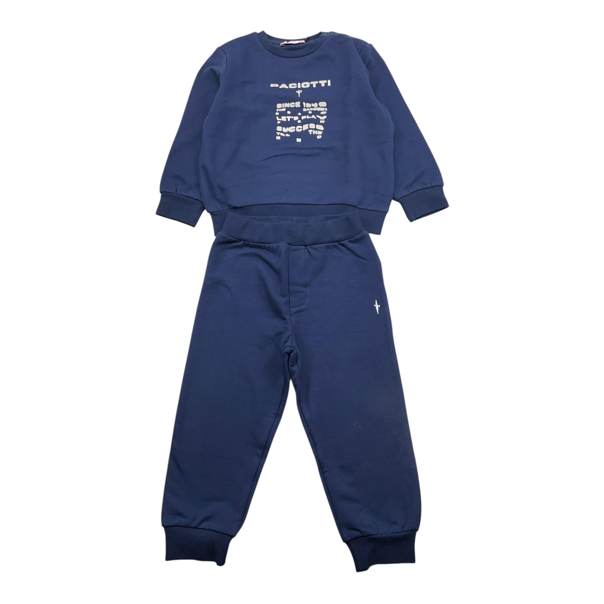 CESARE PACIOTTI completo 2pz tinta unita felpa-pantalone Blu per Neonato CFP5307N BLU CESARE PACIOTTI 