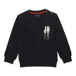 JOHN RICHMOND felpa girocollo tinta unita con stampa Nero per Bambino RIA24072FE NERO JOHN RICHMOND 