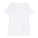 Il Gufo T-Shirt Girocollo Tinta Unita con Ricamo per Bambina P25TS476MF032 BIANCO IL GUFO 