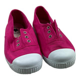 Chipie Sneakers Einfarbig mit kontrastierender Fuchsia-Sohle für Baby Mädchen