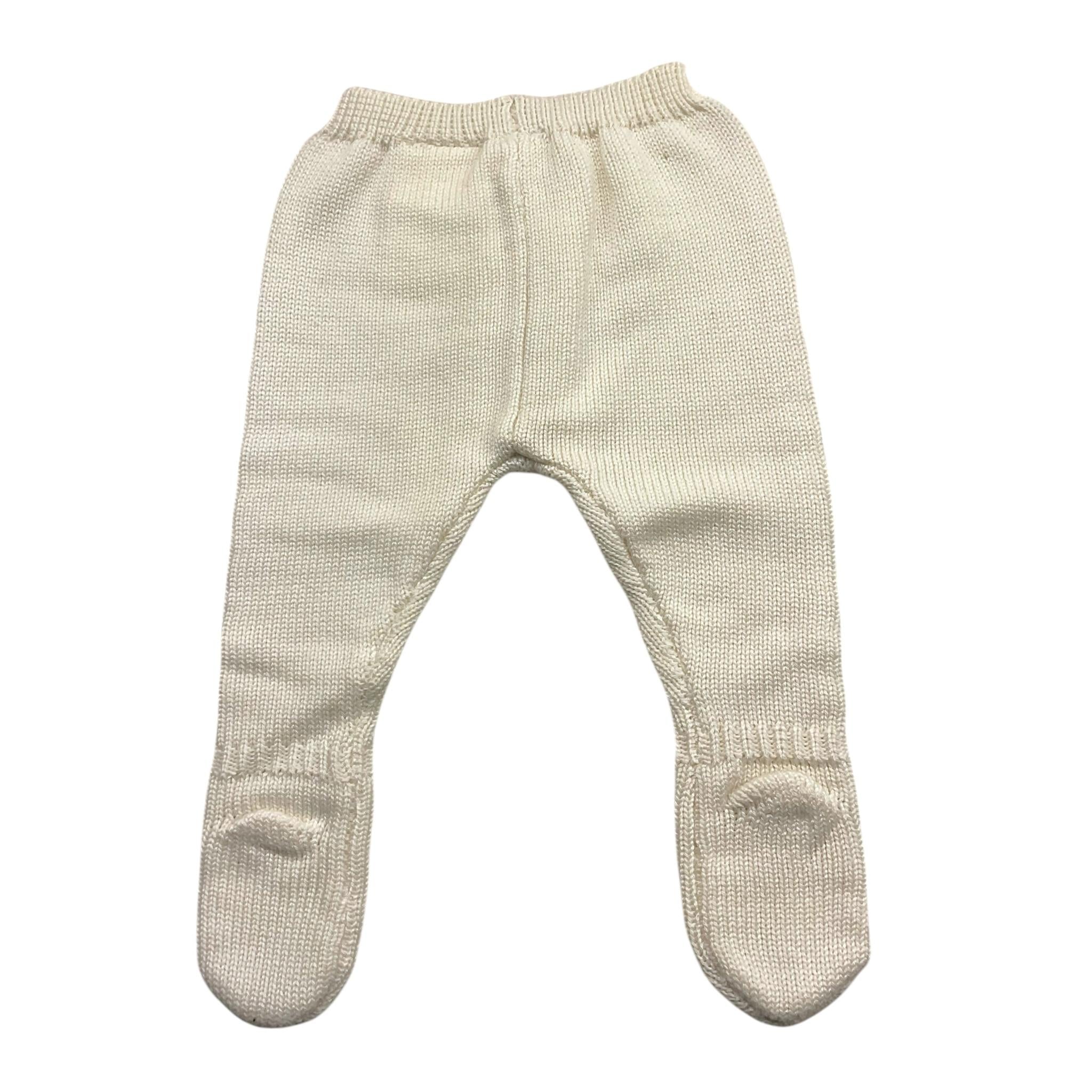 YATSI BABY completo maglia-ghettina tinta unita Panna per Neonata 24200160 PANNA YATSI BABY 