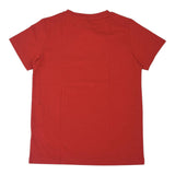Balmain T-Shirt Girocollo Tinta Unita con Stampa per Neonato BV8581 ROSSO BALMAIN 