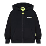 Barrow Kids Felpa con Zip E Cappuccio Tinta Unita per Bambino S5BKJUKZH077 NERO BARROW KIDS 