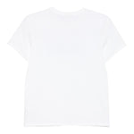 Saint Barth T-Shirt Girocollo Tinta Unita con Logo per Bambina ELLY0013 BIANCO SAINT BARTH 