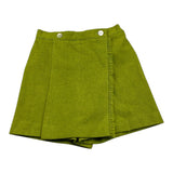 PAIO CRIPPA short tinta unita con elastico in vita Verde per Bambina CROCUS VERDE PAIO CRIPPA 