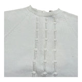 Wedoble Pagliaccetto Mezza Manica Tinta Unita con Ricami per Neonato V2401305R BIANCO WEDOBLE 