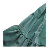 Saint Barth Abito Bretelline Tinta Unita Lurex per Bambina MIKI001 VERDE SAINT BARTH 