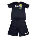 Disclaimer Completi 2 Pezzi T-Shirt-Bermuda per Bambino 25EDK58475X NERO DISCLAIMER 