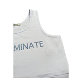 Hinnominate Top Tinta Unita con Stampa per Bambina 3646TY00281X BIANCO HINNOMINATE 