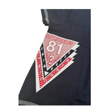 Guess T-Shirt Girocollo Tinta Unita con Stampa per Neonato N1RI16AK8HM0 BLU GUESS 