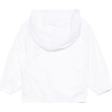 Moschino Giubbino Tinta Unita con Cappuccio per Neonato MUS022 BIANCO MOSCHINO 