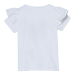 Liu Jo T-Shirt tinta unita con Brillantini Bianco per Bambina KA50922 BIANCO LIU JO 