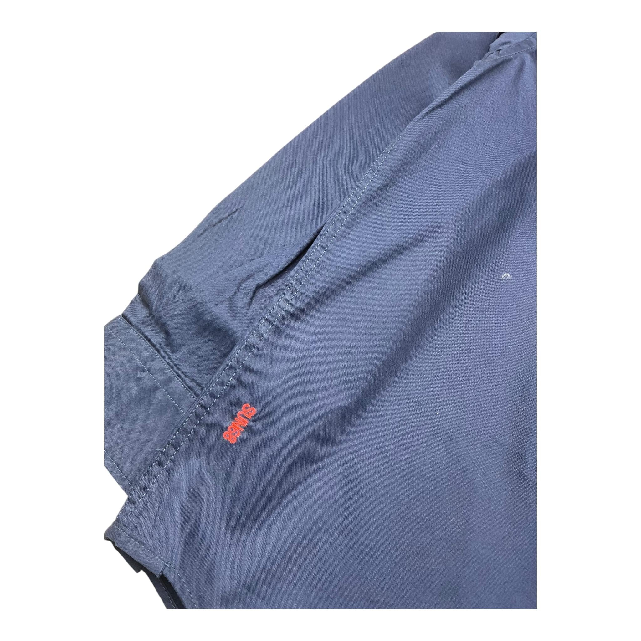 Sun68 Camicia Tinta Unita con Logo per Bambino S35301 BLU SUN68 