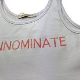 Hinnominate Top Tinta Unita con Stampa per Bambina 3646TY00281 BIANCO HINNOMINATE 