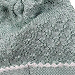 Marlu' Cappello Tinta Unita con Stampa per Neonato EP6173 VERDE ACQUA MARLU' 