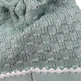 Marlu' Cappello Tinta Unita con Stampa per Neonato EP6173 VERDE ACQUA MARLU' 