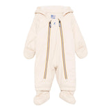 K-WAY eskimo tinta unita con cappuccio e zip Beige per Neonato K51218W BEIGE K-WAY 