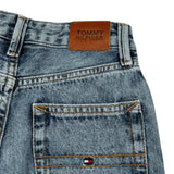 Tommy Hilfiger Bermuda In Denim Tinta Unita per Bambino KB0KB09674 AZZURRO TOMMY HILFIGER 