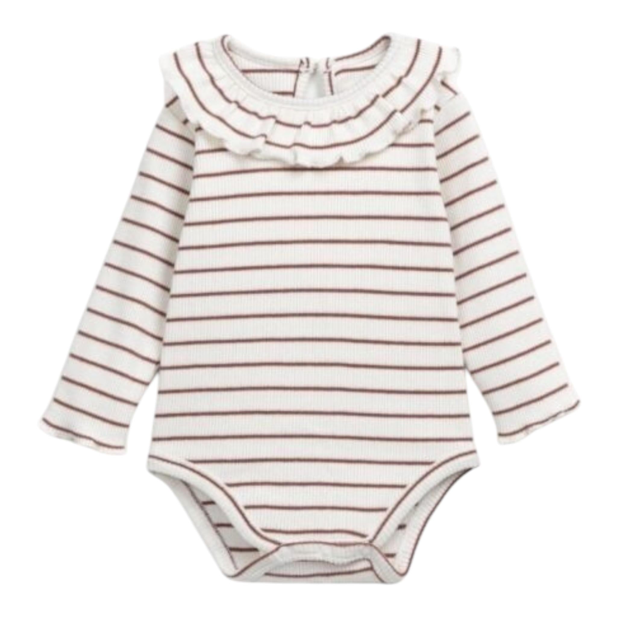 PLAY UP body tinta unita con fantasia a righe Panna per Neonata PA022AP11201 PANNA PLAY UP 