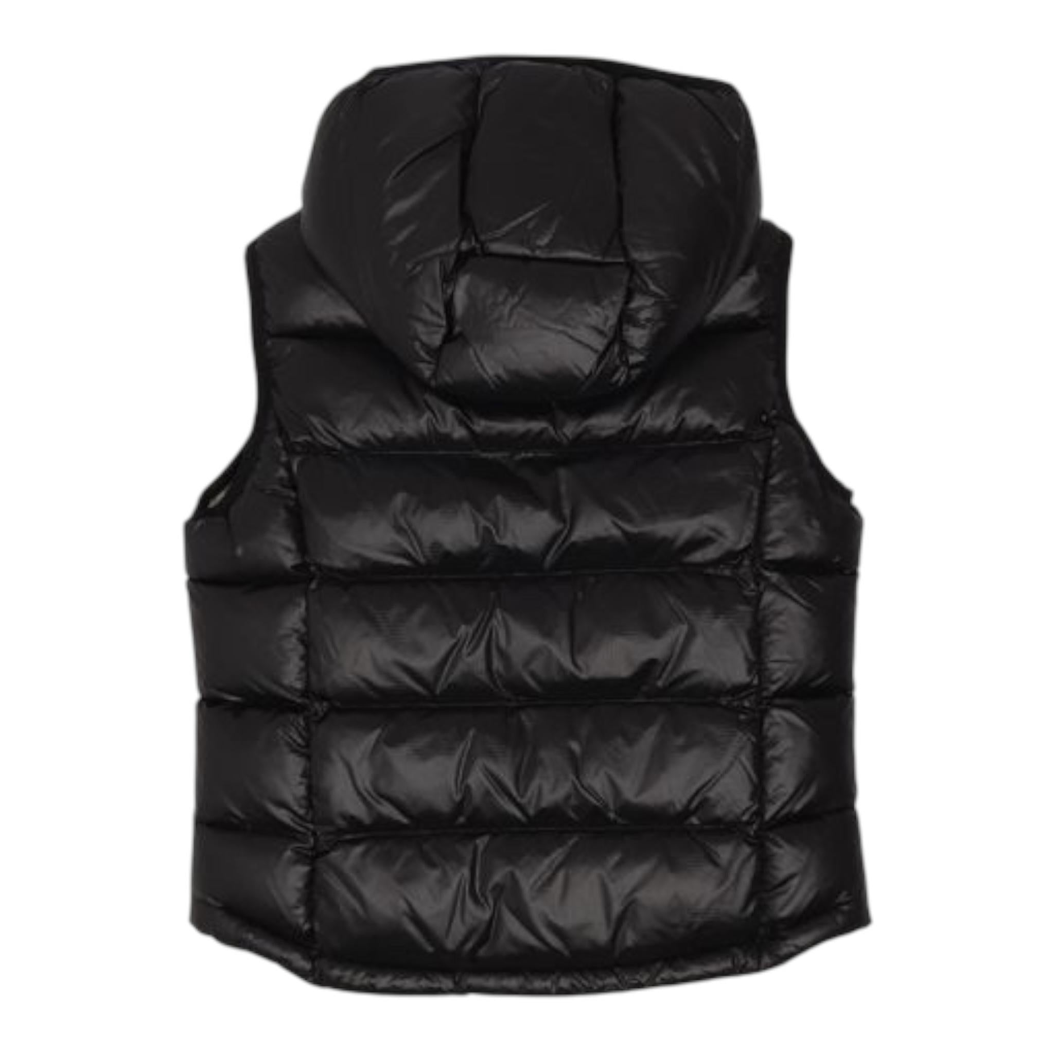 BLAUER giubbino modello smanicato tinta unita con zip e cappuccio Nero per Bambino 23WBLKX02241 NERO BLAUER 