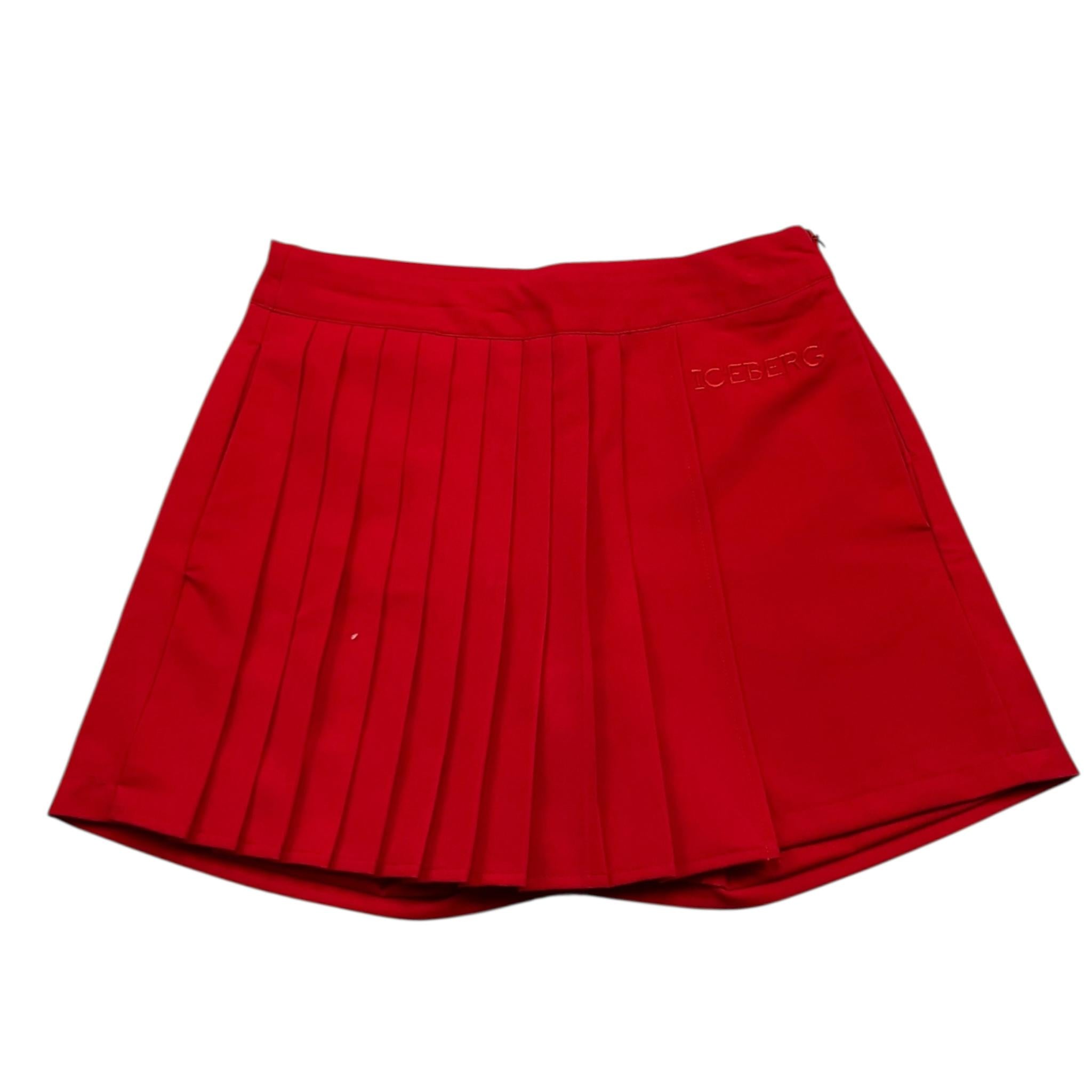 ICEBERG shrt tinta unita con girovita regolabile Rosso per Bambina SHICE5351J ROSSO ICEBERG 