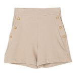 Balmain Short Tinta Unita con Finti Bottoni per Bambina BW6C89 ORO BALMAIN 