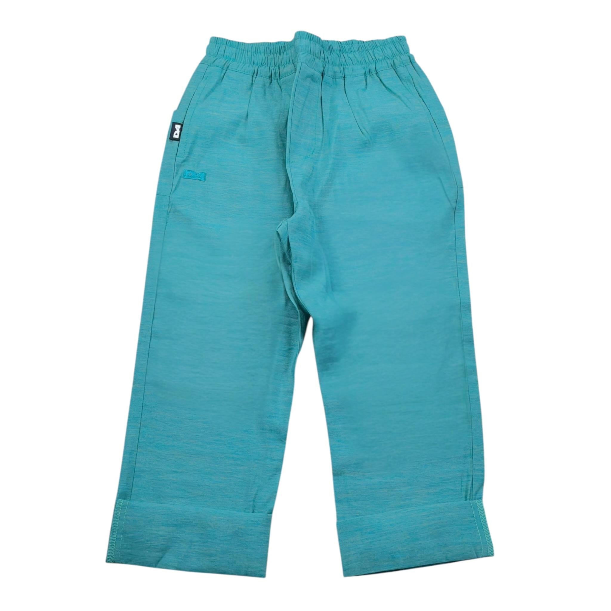 Daniele Alessandrini Pantalone tinta unita con Elastico In Vita Verde per Bambino 1295P00017JX VERDE DANIELE ALESSANDRINI 