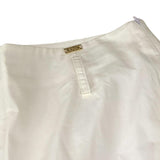 Liu Jo Pantalone Tinta Unita con Cintura Modello A Palazzo per Bambina GA4040 BIANCO LIU JO 