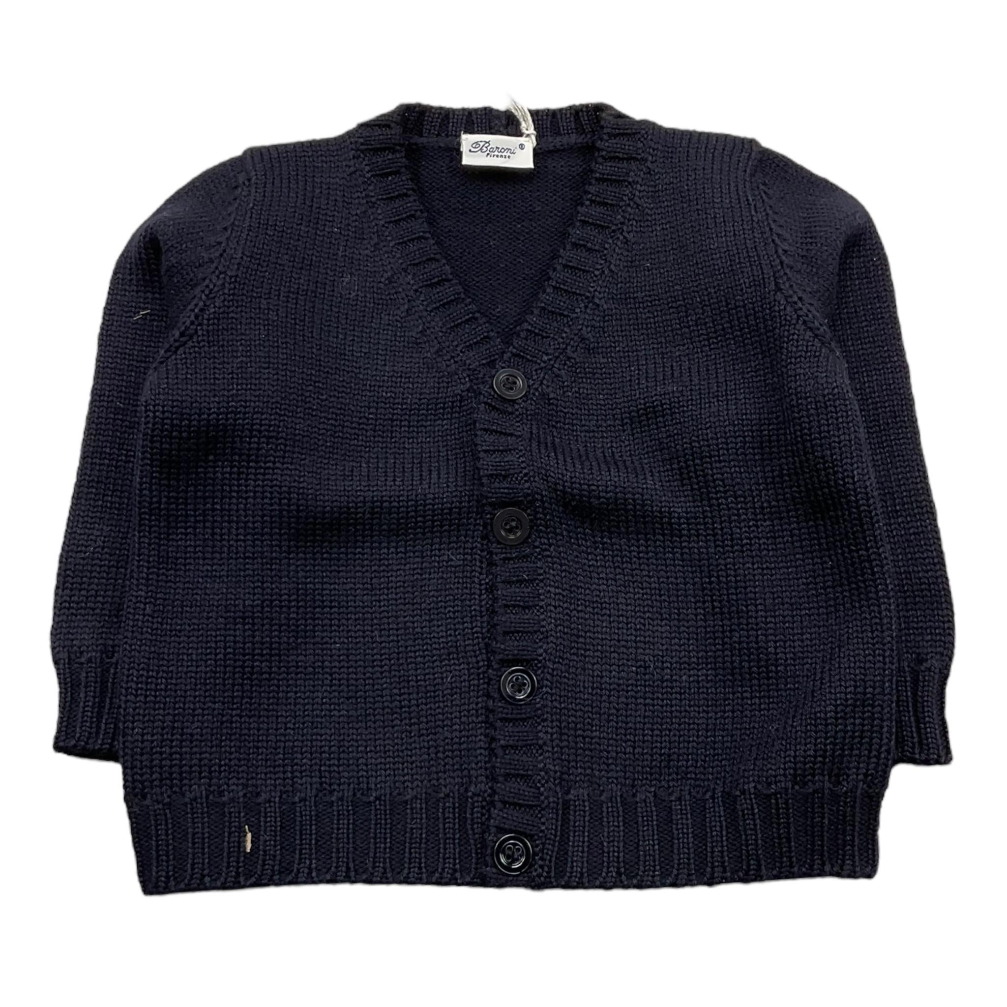 BARONI cardigan tinta unita Blu per Neonato 7829 BLU BARONI 