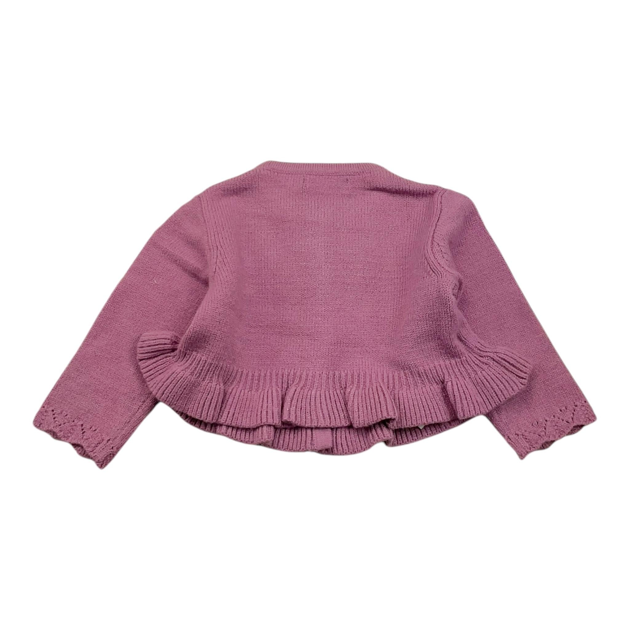MAYORAL cardigan tinta unita traforato Viola per Neonata 2326X VIOLA MAYORAL 