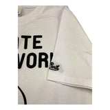 Saint Barth T-Shirt Girocollo Tinta Unita con Stampa Puffo per Bambino SMURF BIANCO SAINT BARTH 