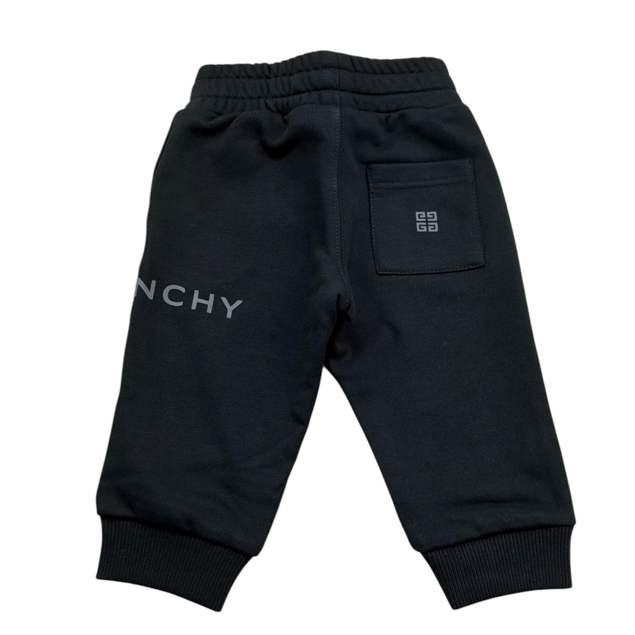 Givenchy Pantalone Tuta Tinta Unita per Neonato H30632 NERO GIVENCHY 