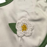 Ninnaoh Bavetta Tinta Unita con Stampa per Neonata E25BA58 BIANCO NINNAOH 