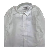 Dondup Camicia Tinta Unita Manica Lunga  Bianco Per Bambino
