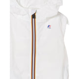 K-Way Giubbino Tinta Unita con Cappuccio per Bambina K61336WXXXX BIANCO K-WAY 