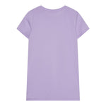 Stella Mccartney Abito Girocollo Tinta Unita con Stella per Bambina TW1C21 LILLA STELLA McCARTNEY 