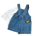 Moschino Completo 2 Pezzi T-Shirt-Salpette per Neonato MUG01R BIANCO MOSCHINO 