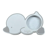 Lalalu' Portafoto Tinta Unita con Papera per Neonata PFOL002 BIANCO LALALU' 