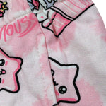 Mousse Short Tinta Unita con Fantasia per Neonata UNILEO ROSA MOUSSE 