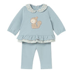 MAYORAL completo 2 pezzi felpa-pantalone tinta unita Azzurro per Neonata 2507 AZZURRO MAYORAL 