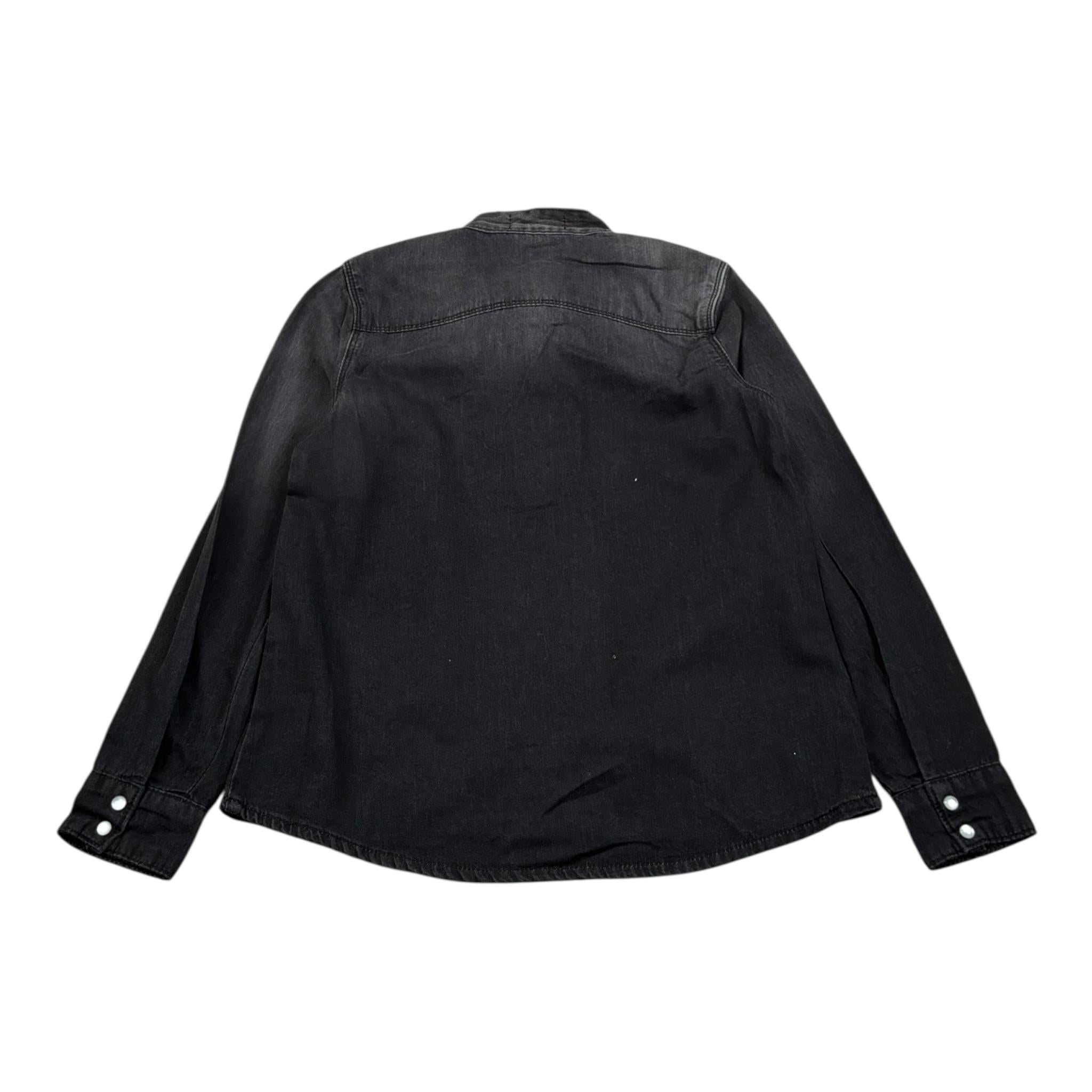 Vicolo Camicia In Denim tinta unita Nero per Bambina 3141CD1048 NERO VICOLO 