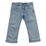 Just Cavalli Jeans Tinta Unita con Girovita Regolabile per Neonata JIP26074JE AZZURRO JUST CAVALLI 