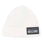 MOSCHINO cappelli tinta unita con stampa logo Panna per Bambina HUXO2IA PANNA MOSCHINO 