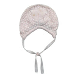 Granlei Cappello Tinta Unita con Ricami per Neonata 12588 ROSA GRANLEI 